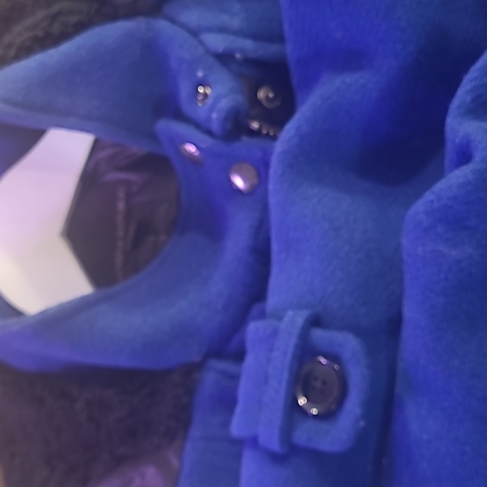 Banna Republic royal blue wool coat